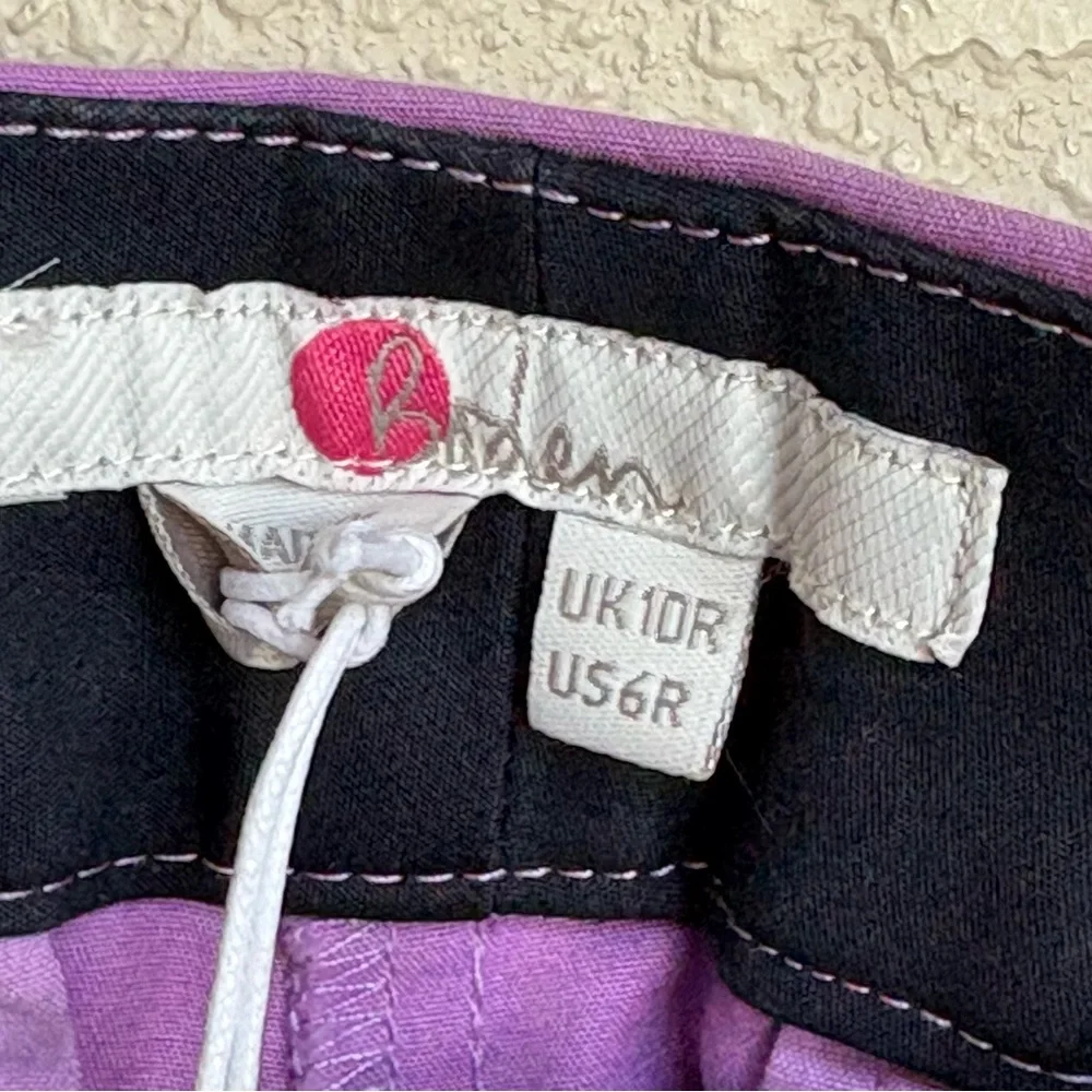 NWT Boden Richmond Lavender Purple Ankle Pants Women’s 6R Slim Tailored Spring - Picture 9 of 10